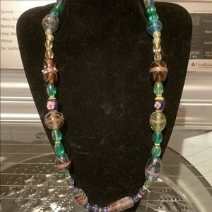 Vintage 18” bead necklace